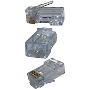 Electriduct High Speed Pass-Through RJ45 Connectors & Tools - Cat5/Cat6 PDC-TR-CAT6-HSP-100PK